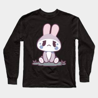 Crying Bunny Long Sleeve T-Shirt